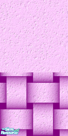 Sims 2 — Pink stucco weaved by Astarta — Fun stucco for every room