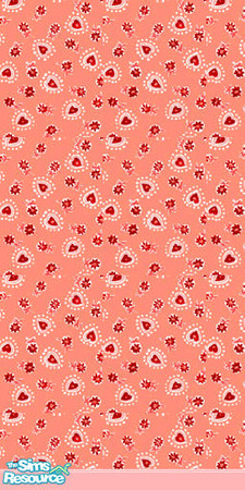 Sims 2 —  by Helena — A beautiful wallpaper for Sims in love