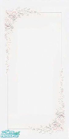 Sims 2 — wedding wall by The_Unicorn — for you newly wed simpeople...