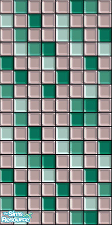 Sims 2 — Retro GoGo Wall-Pink+Green by the_aussie_sim — Time travel without the pesky need for a science breakthrough. 