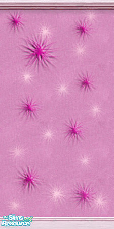 Sims 2 — Pixie Wallpaper Collection - Blush by oldmember_Meda — Perfect for Children and Teens' rooms, this wallpaper is