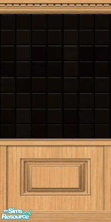 Sims 2 — Black Marble Wall 2 by SSilver — Part of my Black Marble Bathroom.