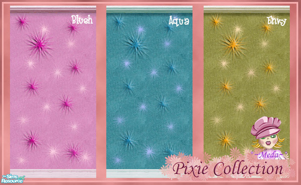 Sims 2 — Pixie Wallpaper Collection by oldmember_Meda — This is a fun and colourful collection of wallpapers perfect for