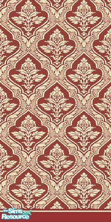 Sims 2 — damask red 2 by The_Unicorn — -