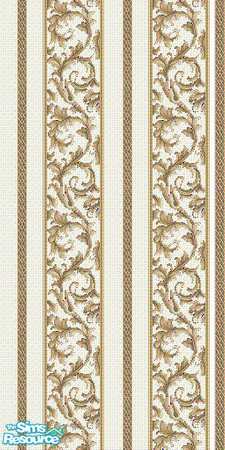 Sims 2 — creme stripes wall by The_Unicorn — one of my personal favorites