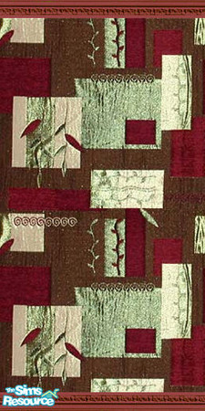 Sims 2 — Collage in Spice by naememac — A wonderful collage of fabrics and textures on a background of spice. Complete