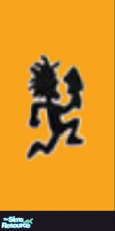 Sims 2 — Jersey Hatchetman wall by WickedMayesJuggalette — This hatchetman wall was taken from a Jersey on