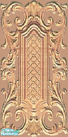 Sims 2 — carved relief wall by The_Unicorn — -