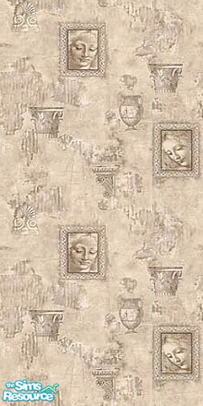 Sims 2 — Leonardo 1 by Lorah — You can download simular walls seperatly. This is included in the set.