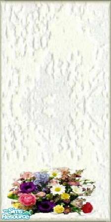 Sims 2 — flower stucco by The_Unicorn — -