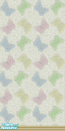Sims 2 — buttefly plaster by The_Unicorn — -