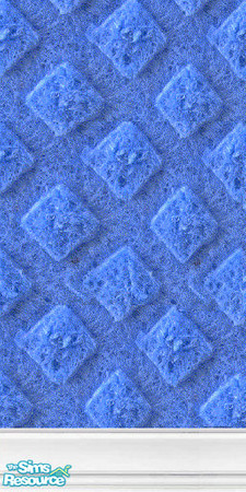 Sims 2 — blue soundproof wall by The_Unicorn — now your sims can make some noise out there, ;)