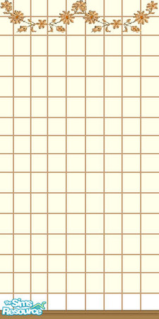 Sims 2 — harvest by bam66 — fine bath room wall