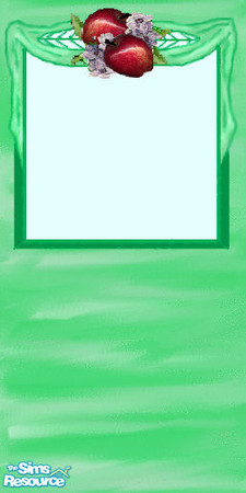 Sims 2 — green apples by bam66 — wall paper