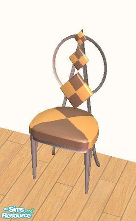 Sims 2 — Autumn Mosiac Kitchen Chair by STP Carly — Perk up your kitchen with some colorful mosiac tiles!
