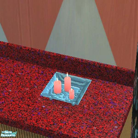 Sims 2 — Pink candles by buntah — This is part of my Dinner Is Served dining room set. Updated with SimPE v15 to be