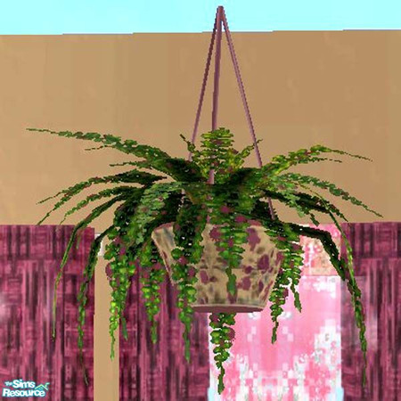 Sims 2 — Luscious hanging plant by buntah — This is part of my Luscious Living Room set.