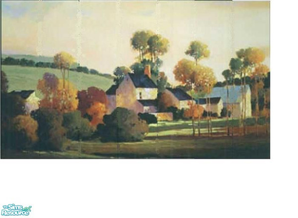 Sims 2 — Farmhouse Mural by sxylissy83 — 7 parts to this mural...great for a plain wall, etc. Hope you like!