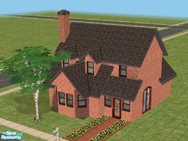 Sims 2 — Larger Starter Home by LilAl — This starter house is one-bedroomed but a little larger than my others, with an