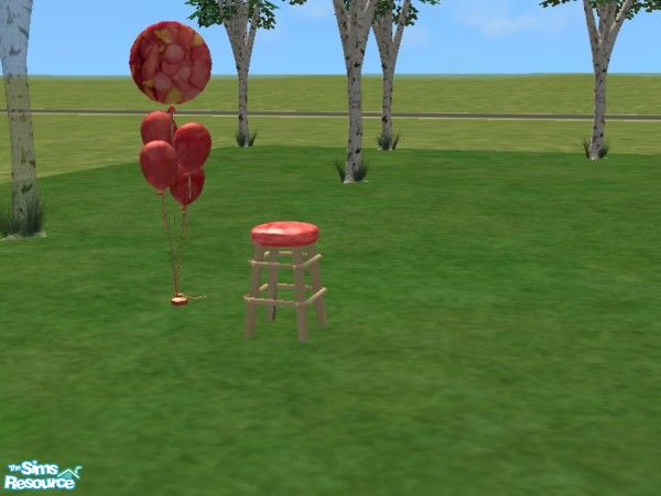 Sims 2 — Tea Rose Bar Stool Seats by toriamos — Bar stool seating to go with the Tea Rose Wedding Party Set. Must have