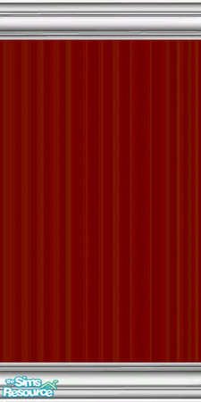 Sims 2 — Red Pinstripe with Cove Moulding and Bas by oldmember_cndygrl2 — Enjoy!