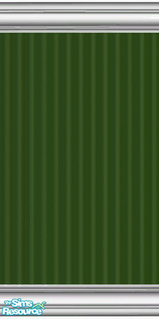 Sims 2 — Dark Green Pinstripe with Cove Moulding by oldmember_cndygrl2 — Enjoy!