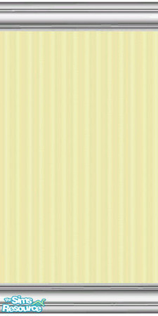Sims 2 — Pale Yellow Pinstripe with Cove Moulding by oldmember_cndygrl2 — Enjoy!