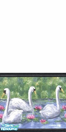 Sims 2 — Swan Lake 3 by Lorah — white. Look for pink, blue and green, too.