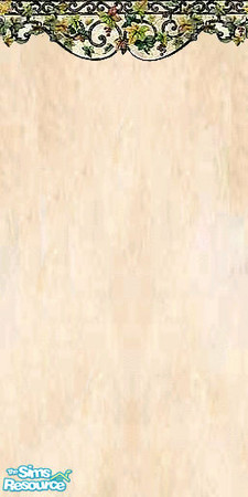 Sims 2 — Rod Iron Grapes by Lorah — green, cream, orange, beige. by Lorah