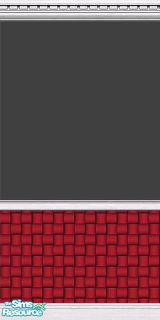 Sims 2 — Charcoal Cherry Main by bunyaful — Modern Yet Affordable Wall Design For All Households!