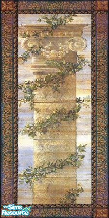 Sims 2 — garden collumn right by The_Unicorn — -