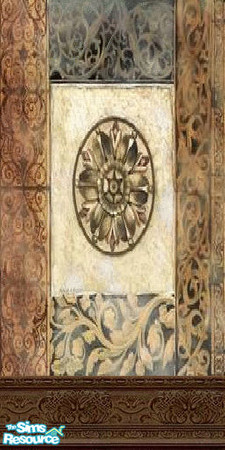 Sims 2 — dark wall by The_Unicorn — some like a castle wall or a sort of medieval wall... you dicide...