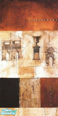 Sims 2 — abstract wall 3 by The_Unicorn — -