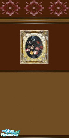 Sims 2 — "Garden dreams" by oldmember_poly_ester — My own design with a flower picture.