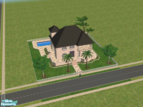 Sims 2 — Shady Palms by Rockin Rem Sutton — This villa took me absolutly ages please download it and rate it I will be