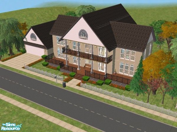 Sims 2 — Mountaindale Manor by matthew_barger — Featuring 4 large bedrooms plus study, this family home will please the