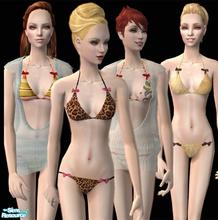Sims 2 — Mon Cheri Swimwear by Sophel21 — Mon Cherie collection part 2. This time you get really a allrounder. This