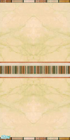 Sims 2 — Crema Rosso Elgin Wall 03 by Sheera — Part of my Crema Rosso Elgin Walls & Floors Set, hope you\'ll like it.