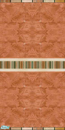 Sims 2 — Crema Rosso Elgin Wall 06 by Sheera — Part of my Crema Rosso Elgin Walls & Floors Set, hope you\'ll like it.