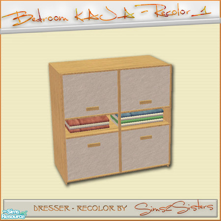 Sims 2 — S2S Bedroom KAJA - Recolor 1 - Dresser by sims2sisters — 