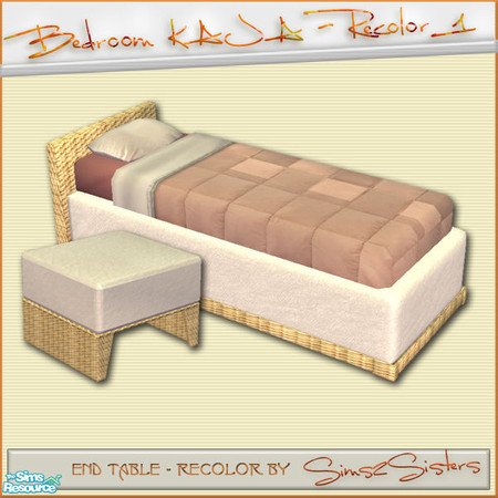 Sims 2 — S2S Bedroom KAJA - Recolor 1 - End Table by sims2sisters — 