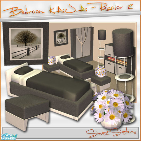 Sims 2 — S2S Bedroom KAJA - Recolor 2 by sims2sisters — 