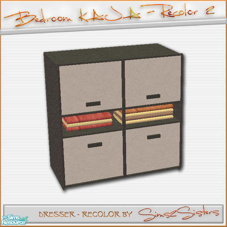 Sims 2 — S2S Bedroom KAJA - Recolor 2 - Dresser by sims2sisters — 