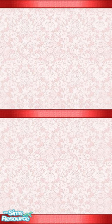 Sims 2 — PinkFlowerWall by mysteriousgirl — PinkFlowerWall to match my PinkFlower Bedroom set.