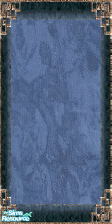 Sims 2 — royal blue wall by The_Unicorn — -