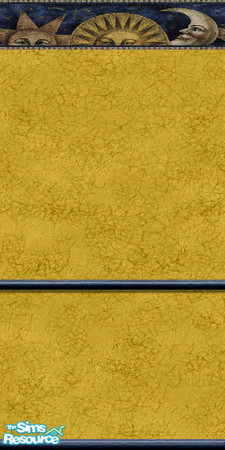 Sims 2 — Celestial Kitchen wallpaper by Bitzybus — Wallpaper to go with the Celestial kitchen set.