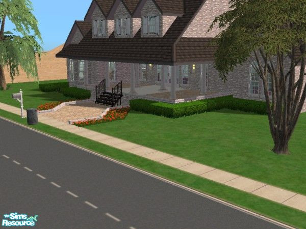 Sims 2 — 2 bed 2 bath home by tjmax — This home i started as a demo to help some one with roofs and then I ended up