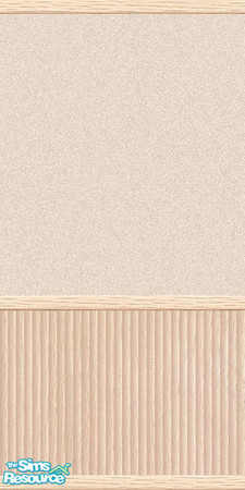 Sims 2 — Panache Coral Stucco by oldmember_Piej — Subtle coral stucco with coral-tinted oak wainscotting and white-washed