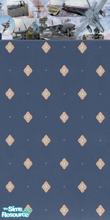 Sims 2 — Navy wall panel 4 by ljkane — Navy wall panel 4