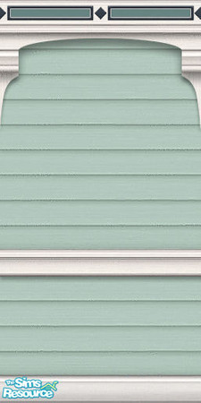 Sims 2 — Pickett Lane Mint Weatherboard 1 by shtinky — In mint green and ornate white trim with 'spike' drop feature.